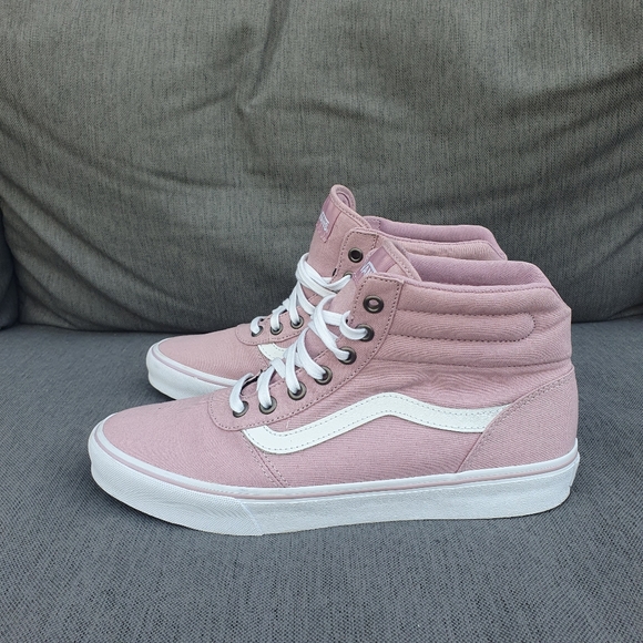 VANS MILTON HI Tops Baseball Boots Lace Up Textile TRAINERS Heather Uk6 - Picture 6 of 13